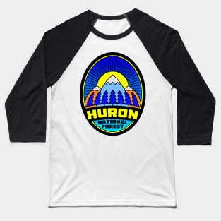 Huron National Forest Michigan Baseball T-Shirt